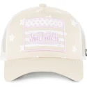 rosa-weisse-trucker-kappe-fur-jungen-kidstar-lp-von-von-dutch