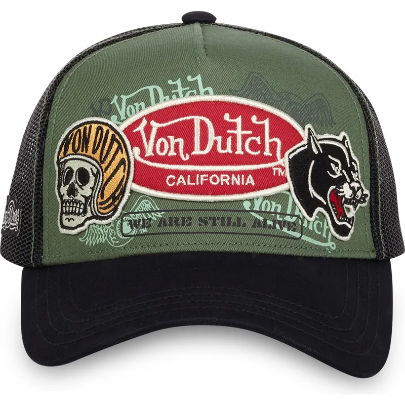 czapka-trucker-zielono-czarna-patches05-von-dutch