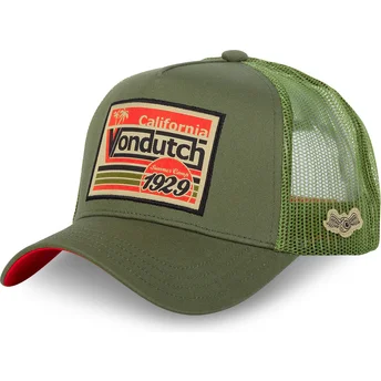 Von Dutch SURF07 Green Trucker Hat