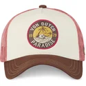 cappellino-trucker-beige-e-marrone-surf09-di-von-dutch