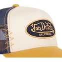 casquette-trucker-beige-bleue-et-jaune-used-05-von-dutch