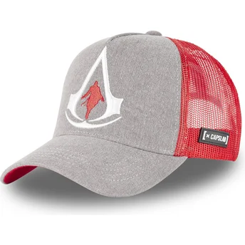 Cappello trucker grigio e rosso ASC2 B Assassin’s Creed di Capslab