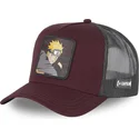 cappellino-trucker-granata-e-grigio-naruto-uzumaki-cas-nar2-naruto-di-capslab