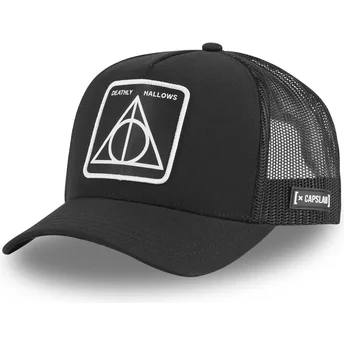 Capslab Deathly Hallows Deathly Hallows DEA1 CT Harry Potter Black Trucker Hat