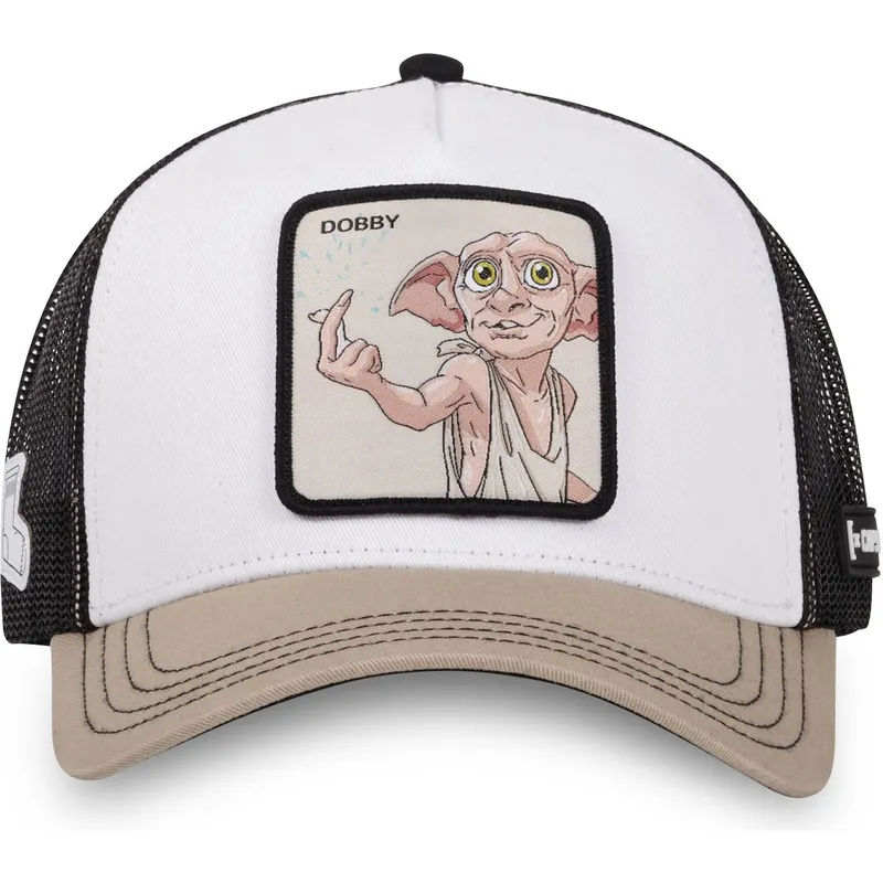 cappellino-trucker-bianco-nero-e-beige-dobby-dob1-harry-potter-di-capslab