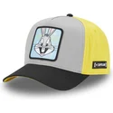 casquette-courbee-grise-jaune-et-noire-snapback-bugs-bunny-loo11-bep1-looney-tunes-capslab