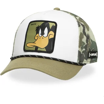 Casquette trucker blanche et camouflage Daffy Duck LOO11 CAM Looney Tunes Capslab