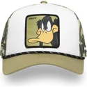 casquette-trucker-blanche-et-camouflage-daffy-duck-loo11-cam-looney-tunes-capslab