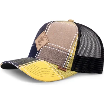 Czapka trucker multicolor HFT EmboCheck od Djinns