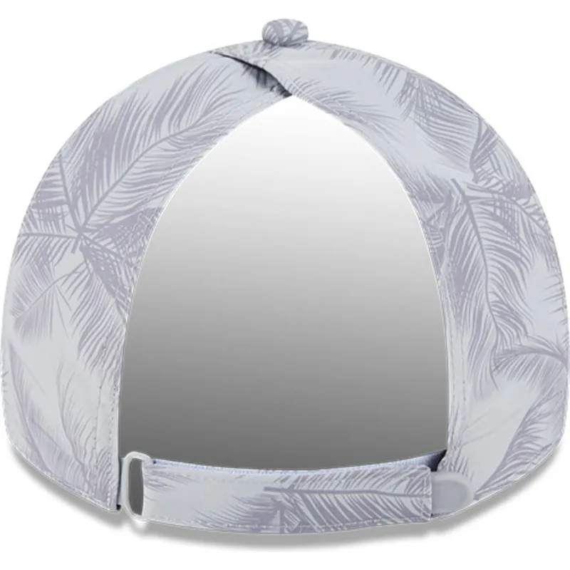 damska-szara-regulowana-czapka-z-zakrzywionym-daszkiem-9twenty-leaf-open-back-spring-training-fan-pack-2025-new-york-yankees-mlb