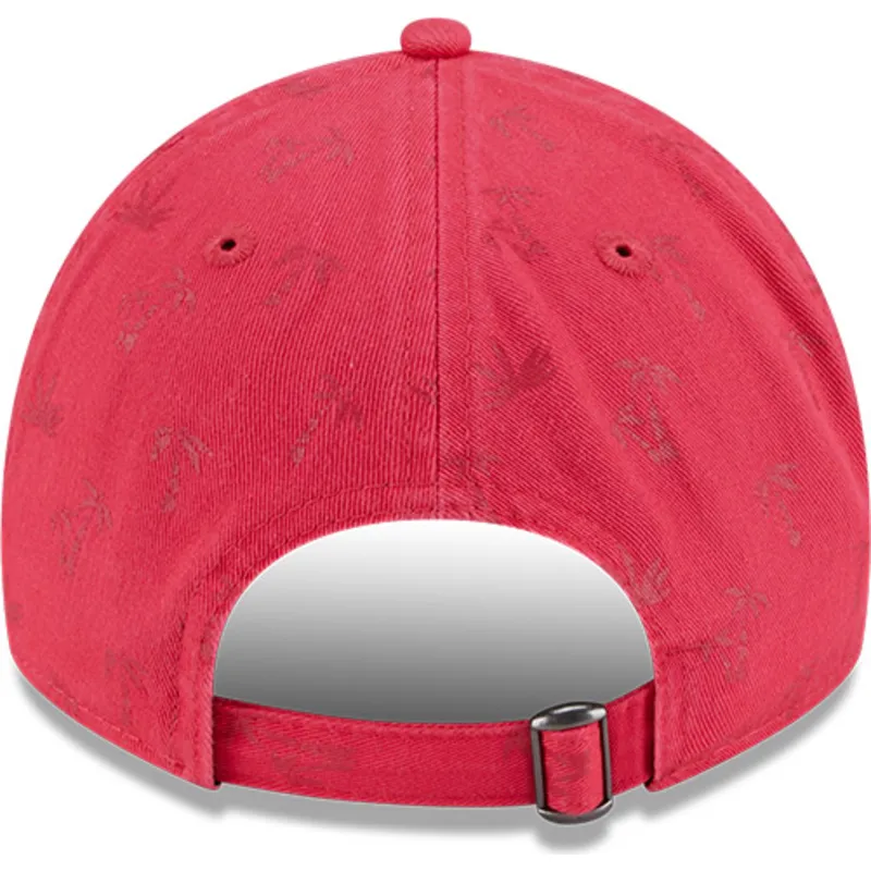 justerbar-rosa-kurvad-keps-for-dam-9twenty-pattern-spring-training-fan-pack-2025-fran-new-york-yankees-mlb-av-new-era