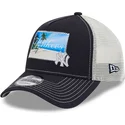 cappellino-trucker-blu-navy-e-bianco-9forty-a-frame-patch-spring-training-fan-pack-2025-dei-new-york-yankees-mlb-di-new-era