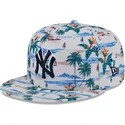 gorra-plana-blanca-snapback-9fifty-print-spring-training-fan-pack-2025-de-new-york-yankees-mlb-de-new-era