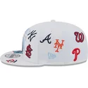 casquette-plate-blanche-snapback-9fifty-scatter-spring-training-fan-pack-2025-mlb-grapefruit-league-logo-new-era