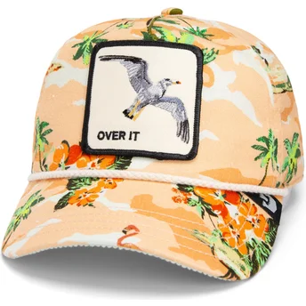 Brun böjd keps snapback mås Over It Quittin’ Time Salty Rim The Farm från Goorin Bros.