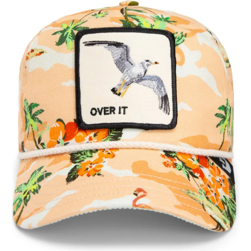 cappellino-visiera-curva-marrone-snapback-gabbiano-over-it-quittin-time-salty-rim-the-farm-di-goorin-bros