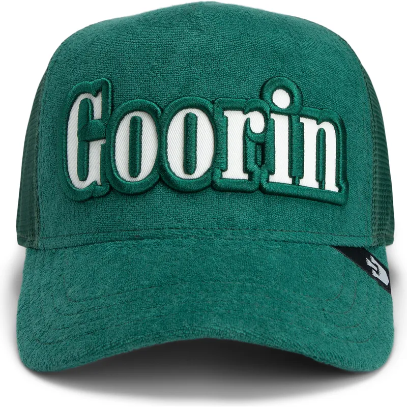 cappellino-trucker-verde-full-flavor-wordmark-french-terry-di-goorin-bros