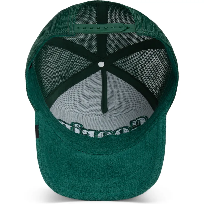 cappellino-trucker-verde-full-flavor-wordmark-french-terry-di-goorin-bros