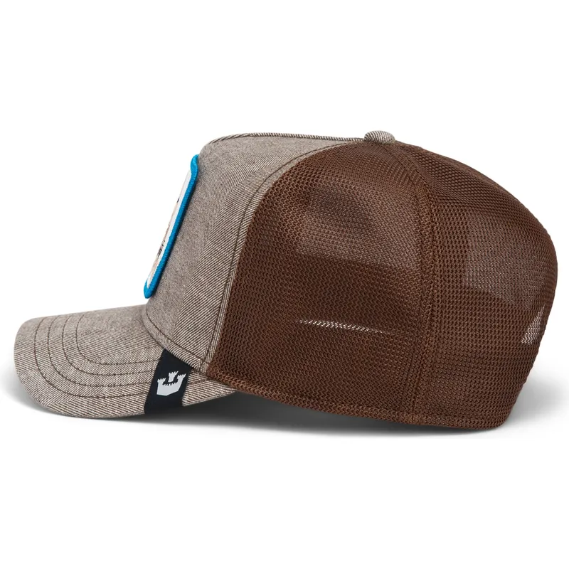 cappellino-trucker-marrone-cane-chihuahua-amigo-suited-friend-business-professional-the-farm-di-goorin-bros