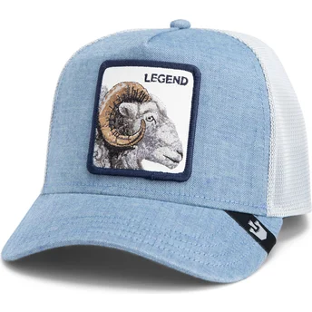 Goorin Bros. Goat Suited Legend Business Professional The Farm Blue Trucker Hat