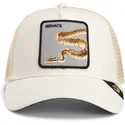 cappellino-trucker-beige-serpente-menace-deadly-companion-core-canvas-the-farm-di-goorin-bros