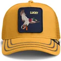 casquette-trucker-jaune-canard-lucky-gotta-be-quicker-core-canvas-the-farm-goorin-bros