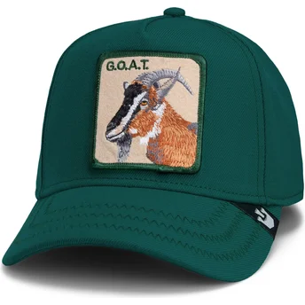 Casquette courbée verte snapback chèvre G.O.A.T. Greatest Field 100 The Farm Goorin Bros.