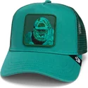 cappello-trucker-verde-gorilla-boss-mirage-chroma-wave-the-farm-di-goorin-bros