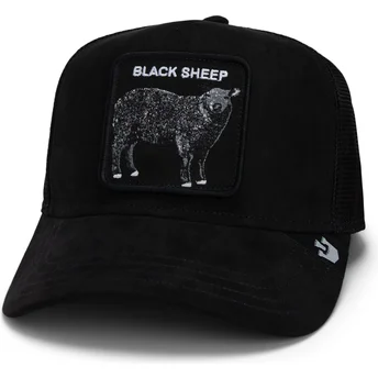 cappellino-trucker-nero-pecora-the-suede-sheep-global-core-micro-suede-the-farm-di-goorin-bros