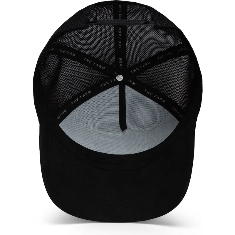 trucker-cap-schwarz-spinne-daddy-the-suede-spider-global-core-micro-suede-the-farm-von-goorin-bros