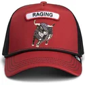 casquette-trucker-rouge-et-noire-gb2-raging-bull-the-rocker-the-farm-goorin-bros