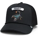 casquette-trucker-noire-scorpion-gb2-deadly-scorp-the-rocker-the-farm-goorin-bros