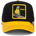 czarna-i-zolta-czapka-trucker-z-papuga-the-rowdy-bird-fab-farm-od-goorin-bros