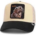 gorra-trucker-beige-e-nera-foca-the-slick-seal-fab-farm-di-goorin-bros