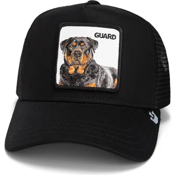 Cappellino trucker nero cane rottweiler The Guard Dog Core Combo The Farm di Goorin Bros.
