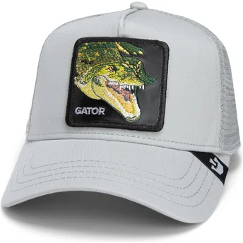 Gorra trucker grigia coccodrillo Gator Swamp Monster Core Combo The Farm di Goorin Bros.