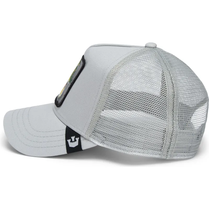 czapka-trucker-szara-krokodyl-gator-swamp-monster-core-combo-the-farm-od-goorin-bros