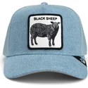 cappellino-trucker-blu-pecora-the-black-sheep-global-core-denim-the-farm-di-goorin-bros