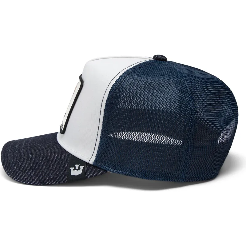 trucker-cap-grau-und-marineblau-the-bandit-coyote-global-core-denim-the-farm-von-goorin-bros