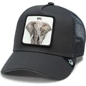 czarna-czapka-trucker-z-motywem-slonia-the-big-elephant-global-core-the-farm-od-goorin-bros