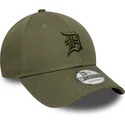 casquette-courbee-verte-ajustable-avec-logo-vert-9forty-colour-pack-detroit-tigers-mlb-new-era