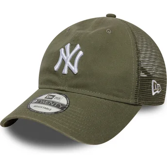 Casquette trucker verte 9TWENTY Colour Pack New York Yankees MLB New Era
