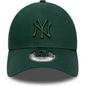 casquette-courbee-verte-ajustable-avec-logo-vert-9forty-colour-pack-new-york-yankees-mlb-new-era