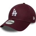 new-era-curved-brim-9forty-colour-pack-los-angeles-dodgers-mlb-maroon-adjustable-cap