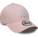 rosa-verstellbare-curved-cap-9forty-colour-pack-der-los-angeles-dodgers-mlb-von-new-era
