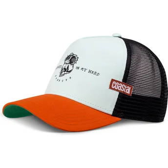 Niebiesko-pomarańczowa czapka trucker Always Forever HFT od Coastal
