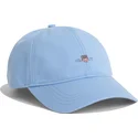 cappello-curvo-blu-regolabile-shield-in-cotone-twill-capri-blue-di-gant