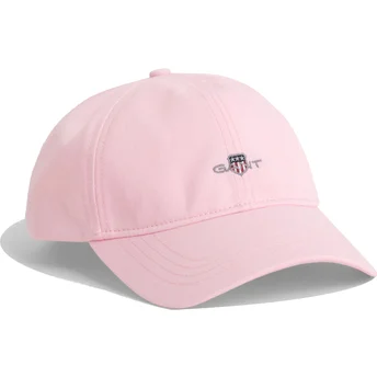 Cappellino curvo rosa regolabile Shield Cotton Twill California Pink di Gant