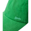 berretto-curvo-verde-regolabile-vintage-ricamato-podium-green-di-superdry