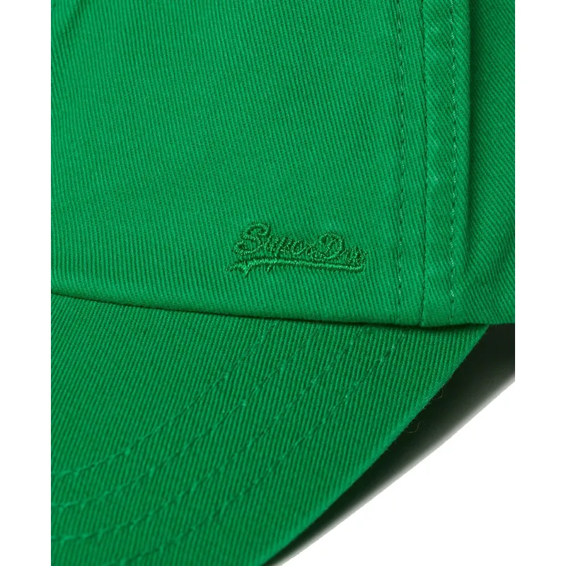 cappellino-curvo-verde-regolabile-vintage-embroidered-drop-kick-green-di-superdry